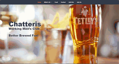 Desktop Screenshot of chatterisworkingmensclub.com